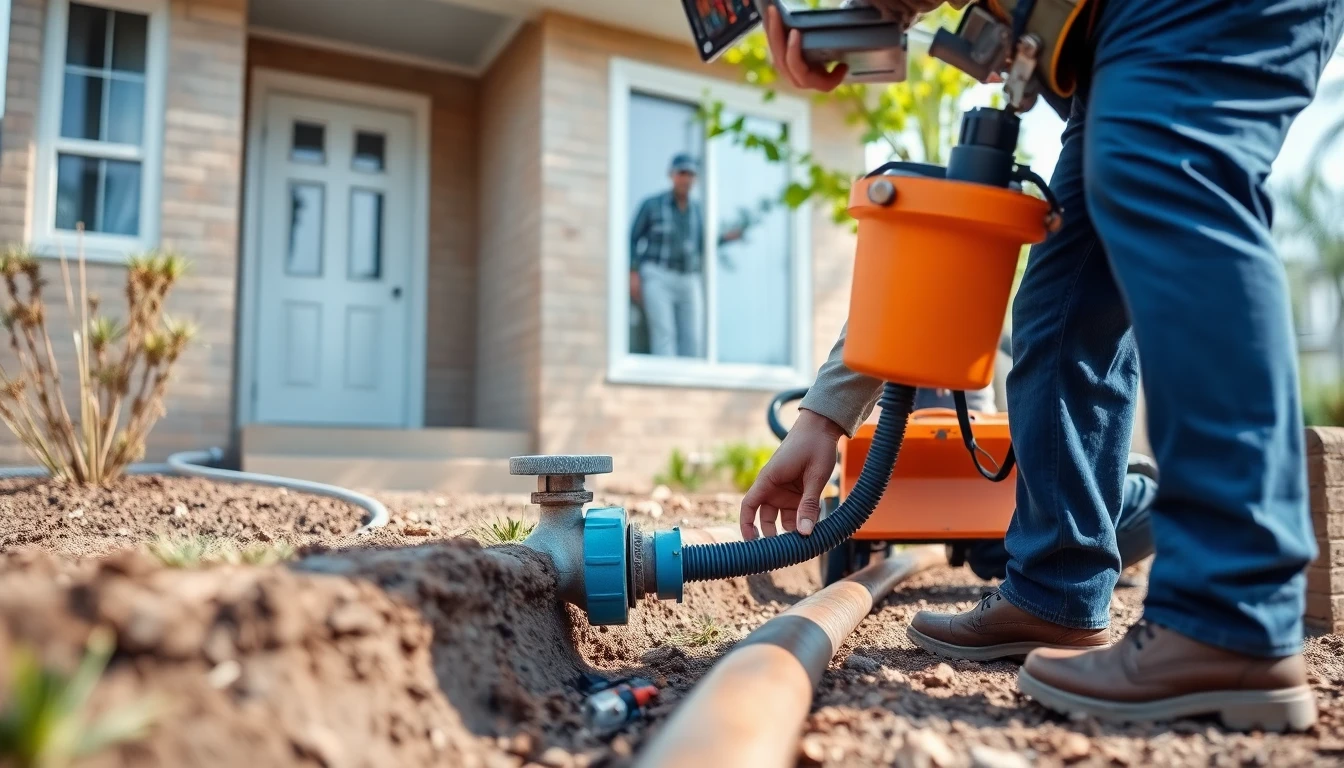 Sewer line repair