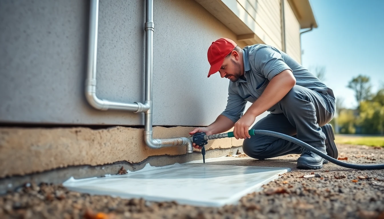 Slab leak repair
